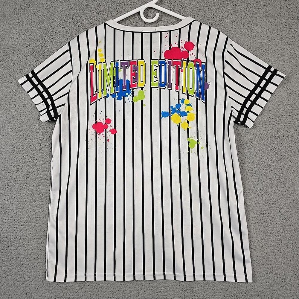 Fashion of New York Women's Baseball Jersey Double Side Print Size 2X - Picture 9 of 9